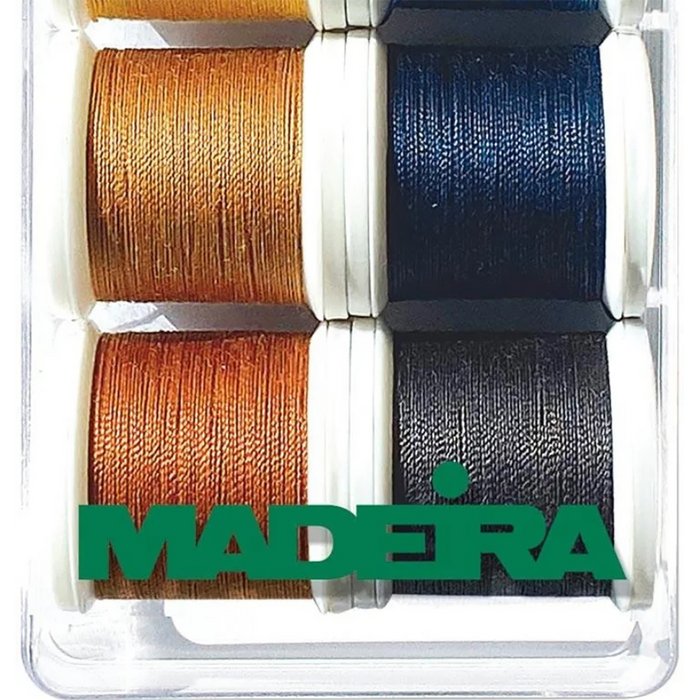 Set papiote MADEIRA Aerofil Jeans No.120, 8 buc, multicolor WALTI