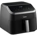 Friteuza cu aer cald MIDEA MAD85000ADK, 2.6kg, 9l, 2200W, negru-argintiu - WALTI WALTI
