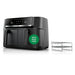 Friteuza cu aer cald dubla BOSCH Seria 4 MAFD440B1, 9l, 2500W, negru-argintiu - WALTI WALTI