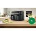 Friteuza cu aer cald dubla BOSCH Seria 4 MAFD440B1, 9l, 2500W, negru-argintiu - WALTI WALTI