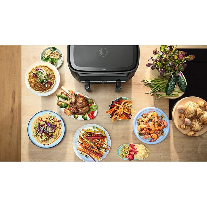 Friteuza cu aer cald dubla BOSCH Seria 4 MAFD440B1, 9l, 2500W, negru-argintiu - WALTI WALTI
