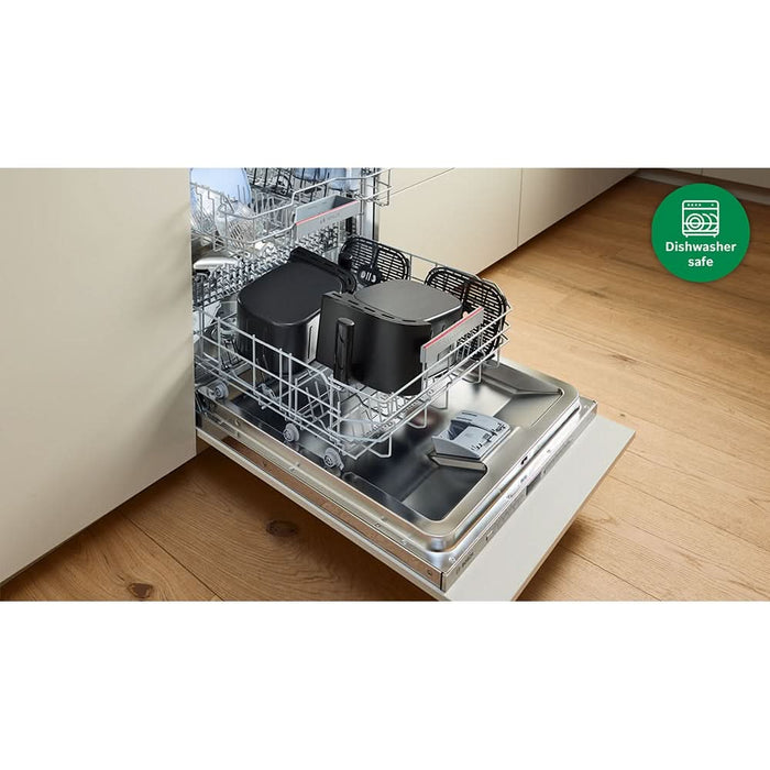 Friteuza cu aer cald dubla BOSCH Seria 4 MAFD440B1, 9l, 2500W, negru-argintiu - WALTI WALTI