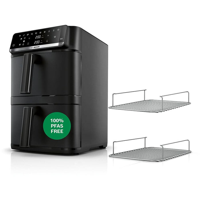 Friteuza cu aer cald dubla BOSCH Seria 6 MAFD661B4, 12l, 2800W, negru - WALTI WALTI