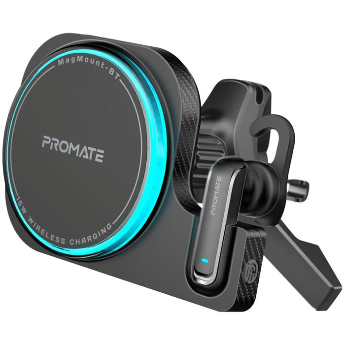 Incarcator wireless auto PROMATE MAGMOUNT-BT, 15W, MagSafe, negru WALTI