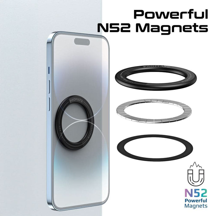 Suport circular PROMATE Magnetite, negru WALTI