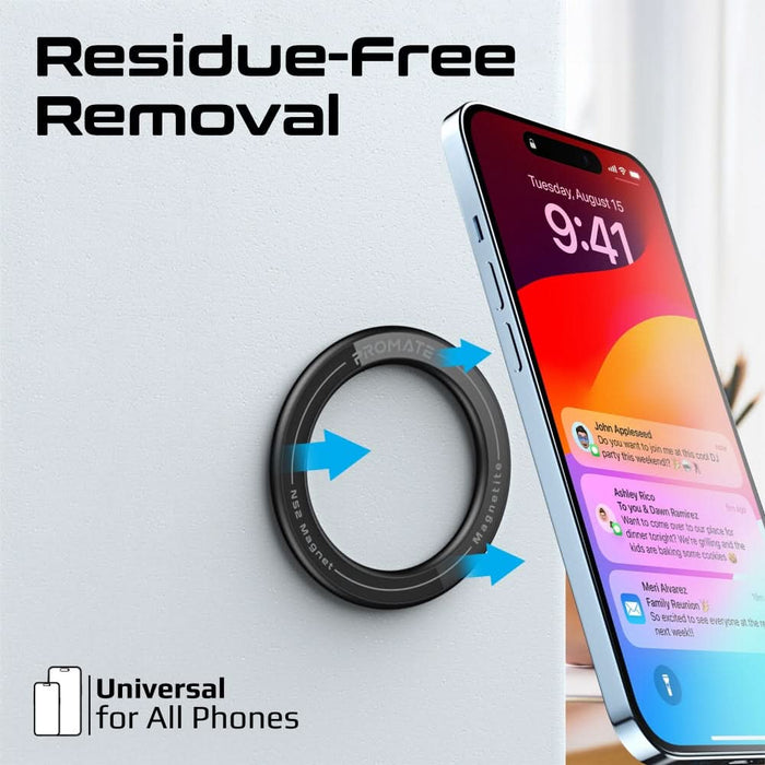 Suport circular PROMATE Magnetite, negru WALTI
