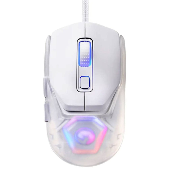 Mouse Gaming MARVO Fit Lite G1, 12000 dpi, white WALTI