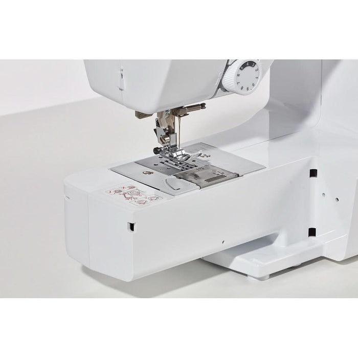 Masina de cusut BROTHER X40S, 850imp/min, 40 programe, alb-mov WALTI