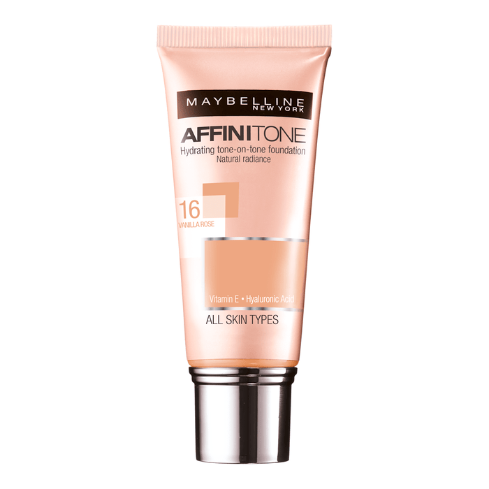 MAYBELLINE NEW YORK Affinitone fond de ten 16 Vanilla Rose, 30 ml WALTI