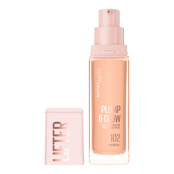 MAYBELLINE NEW YORK Fond de ten Lifter Plump&Glow 102, 30 ml WALTI