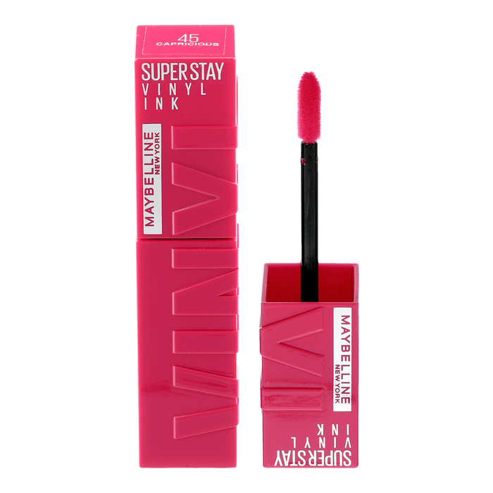 MAYBELLINE NEW YORK Superstay Vinyl Ink ruj lichid 45 Capricious, 4,2 ml WALTI