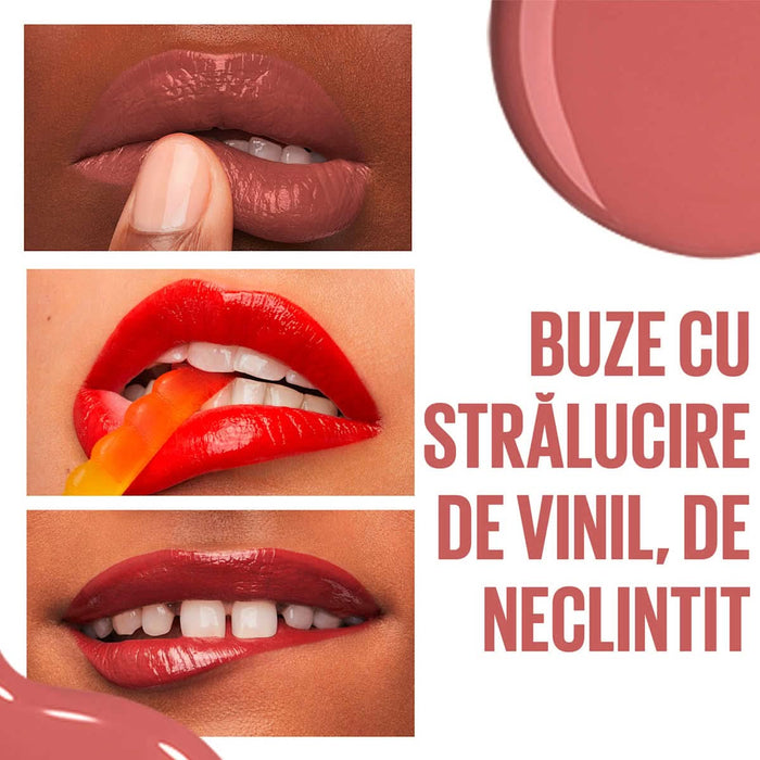 MAYBELLINE NEW YORK Vinyl Superstay Ruj lichid 120 Punchy, 4,2 ml WALTI