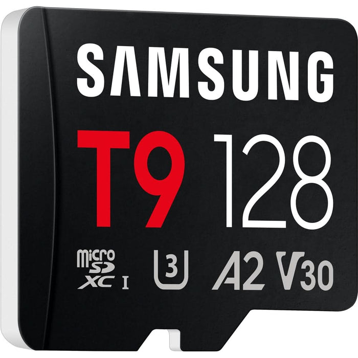 Card de memorie SAMSUNG T9, microSDXC, 128GB, 200MB/s, clasa U3, V30, A2 WALTI