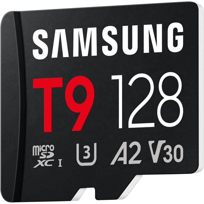 Card de memorie SAMSUNG T9, microSDXC, 128GB, 200MB/s, clasa U3, V30, A2 WALTI
