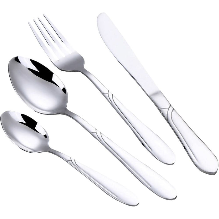 Set tacamuri MYRIA MC4046, 24 piese, otel inoxidabil, argintiu WALTI