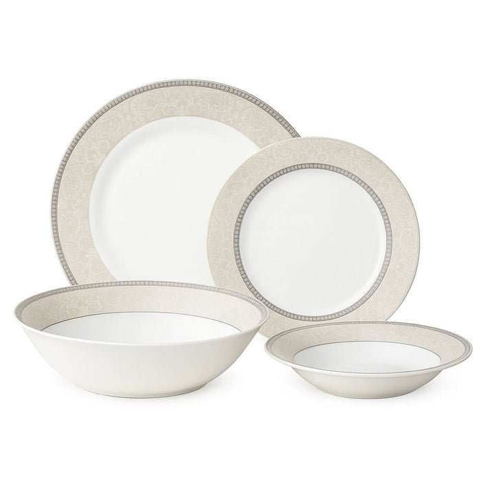 Set de masa MYRIA MC4055, 19 piese, opal, alb WALTI