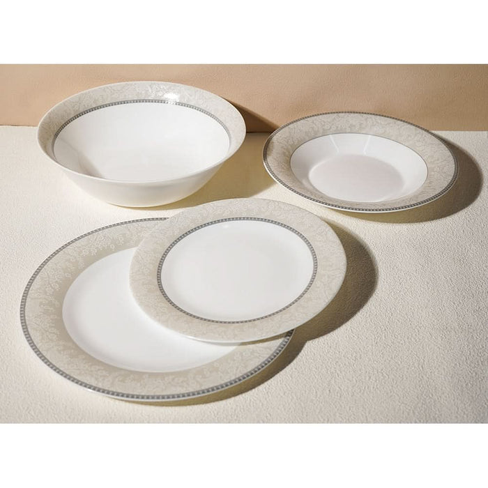 Set de masa MYRIA MC4055, 19 piese, opal, alb WALTI