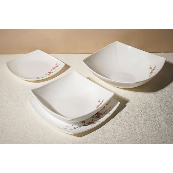 Set de masa MYRIA MC4056, 19 piese, opal, alb WALTI