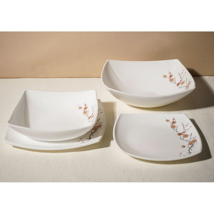 Set de masa MYRIA MC4056, 19 piese, opal, alb WALTI