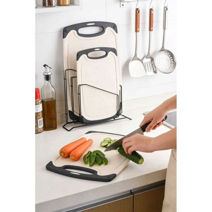 Set tocatoare cu suport MYRIA MC4071, 3 buc, plastic, bej WALTI