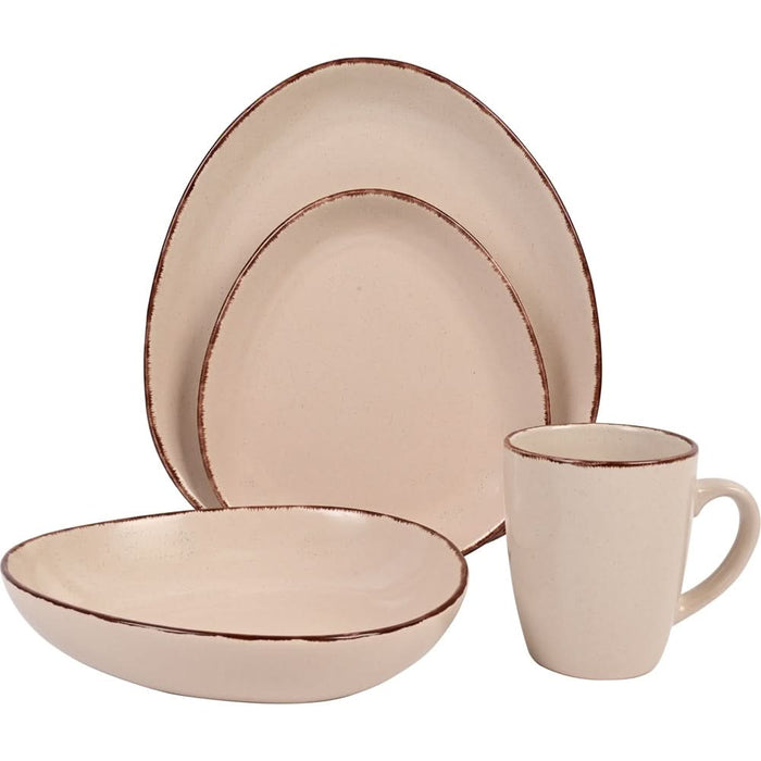 Set de masa MYRIA MC4091, 16 piese, ceramica, crem WALTI