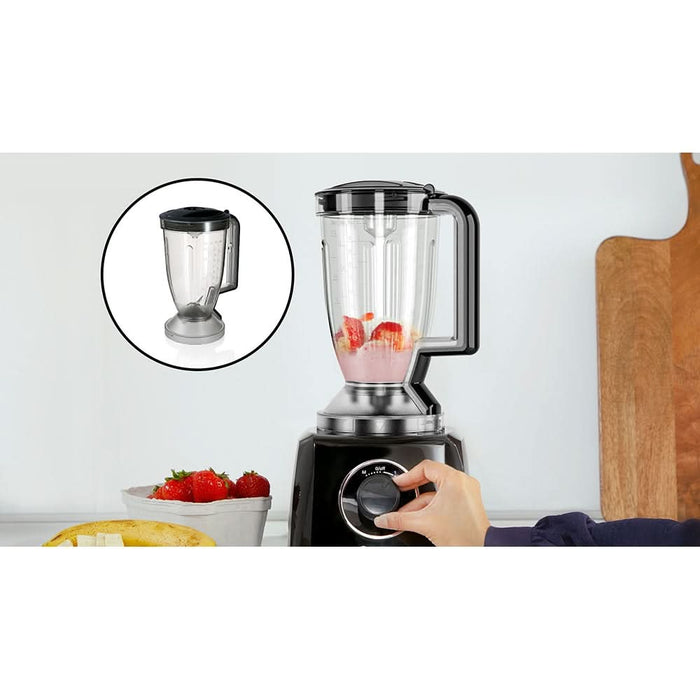 Robot de bucatarie BOSCH MultiTalent 3 MCM3231B, vas 2.3l, blender 1.5l, 800W, 2 trepte viteza, negru - WALTI WALTI