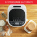 Masina de copt paine TEFAL Pain Dore PF210138, 1kg, 12 programe, 720W, alb-negru - WALTI WALTI
