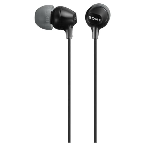 Casti SONY MDR-EX15APB, Cu Fir, In-Ear, Microfon, negru WALTI
