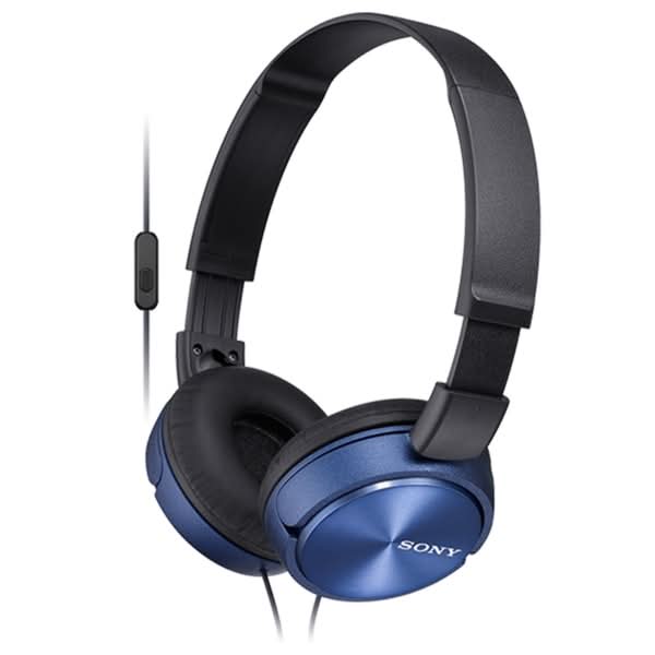 Casti SONY MDR-ZX310APL, Cu Fir, On-Ear, Microfon, albastru WALTI