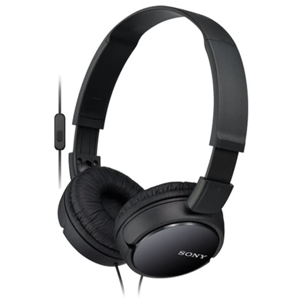 Casti SONY MDR-ZX110APB, Cu Fir, On-Ear, Microfon, negru WALTI