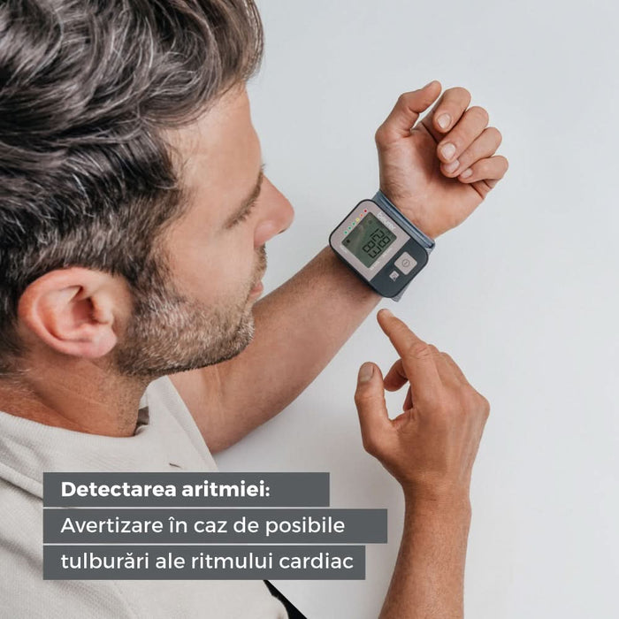 Tensiometru digital de incheietura BEURER BC1R, argintiu inchis - WALTI WALTI