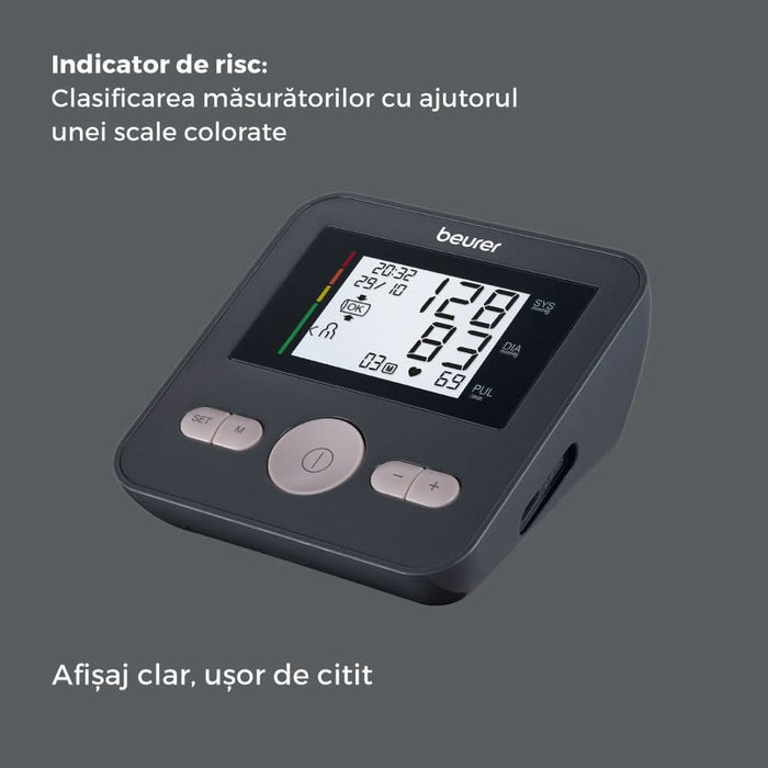 Tensiometru digital de brat BEURER BM2R, argintiu inchis - WALTI WALTI