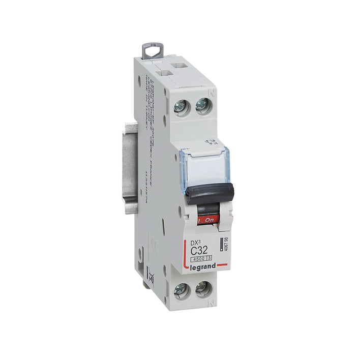 Disjunctor Legrand DX3, 1P+NR, 32 A, curba C, 4.5 KA WALTI