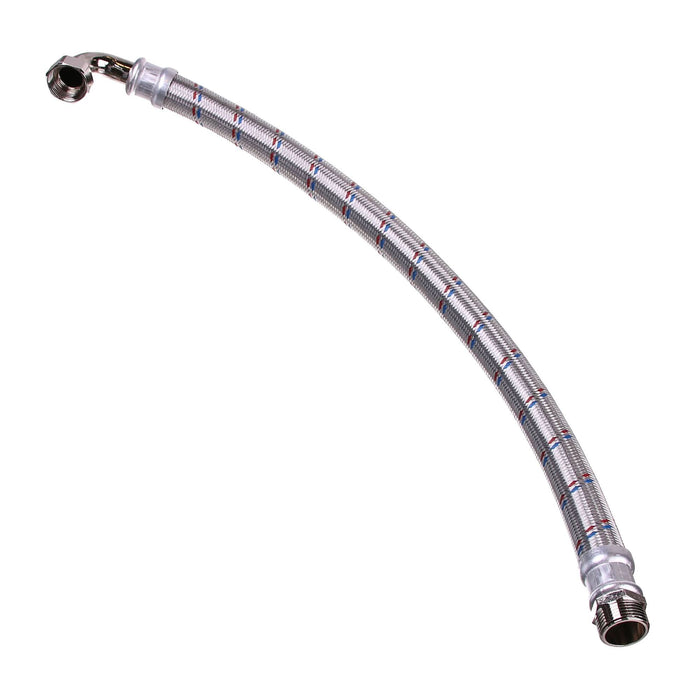 Racord flexibil Ensyco, cu cot, inox, filet interior, Ø 1" x 1", L 70 cm, 10 bar WALTI