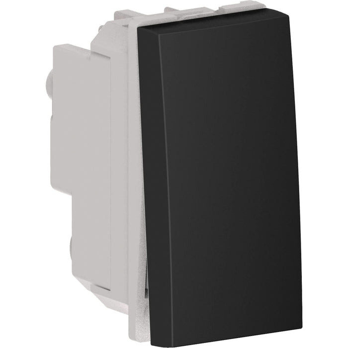 Interupator cap scara Himel, 1 modul, negru WALTI