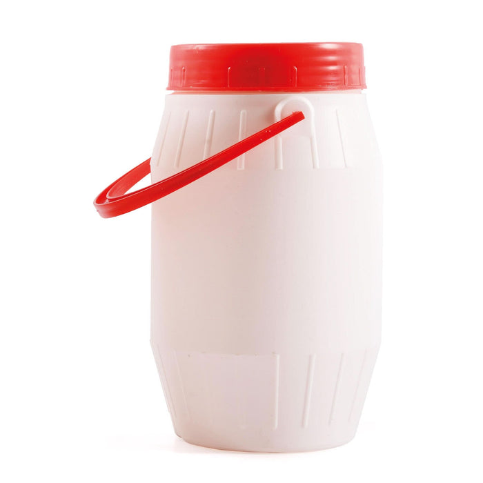 Bidon rotund pentru muraturi, plastic, 3l, alb WALTI
