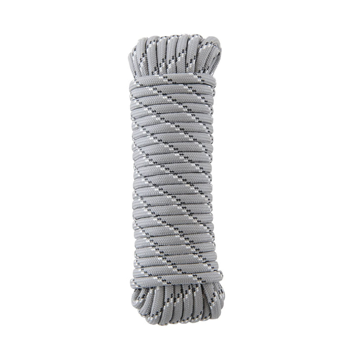 Franghie polipropilena impletita gri Standers, Ø 8 mm, 15 m, rezistenta max 150 kg WALTI
