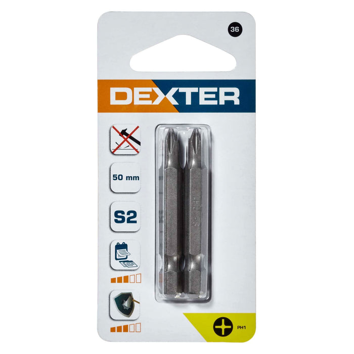 Biti S2 PH1 Dexter, otel, 50 mm (set 2 buc) WALTI