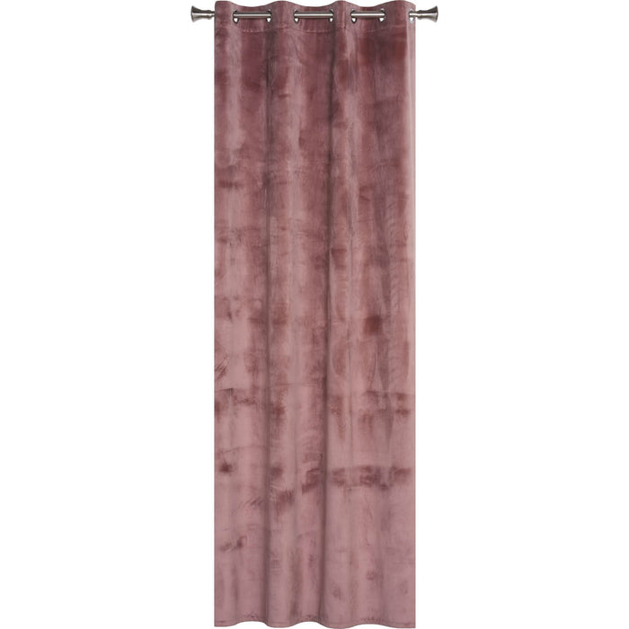 Draperie 140 x 260 cm Velvet cu inele, roz WALTI
