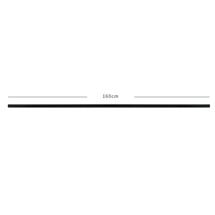 Bara fixa pentru perdea/draperie, 160 cm, diametru 19 mm, negru WALTI