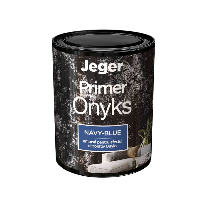 Amorsa Jeger pentru perete, interior, efect Onyks, navy-blue, 1 L WALTI