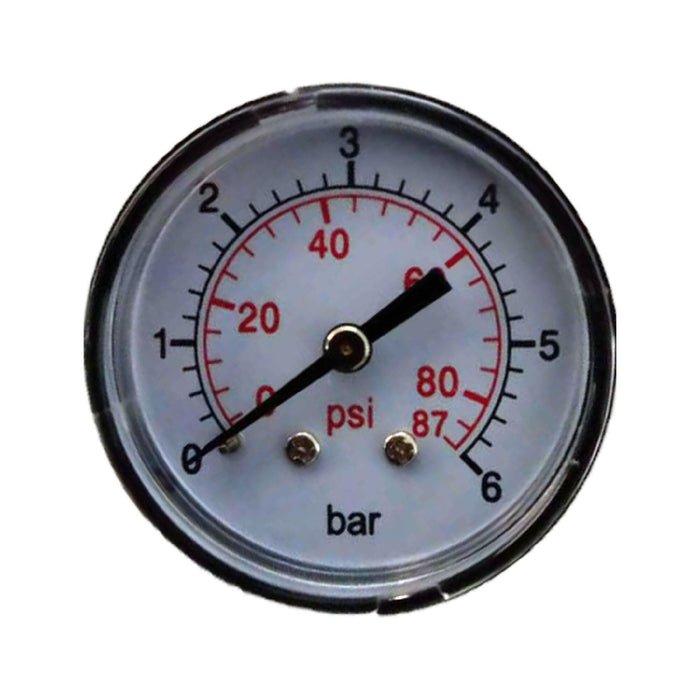 Manometru axial Ruris, plastic, filet exterior, Ø 1/4', 6 bar WALTI