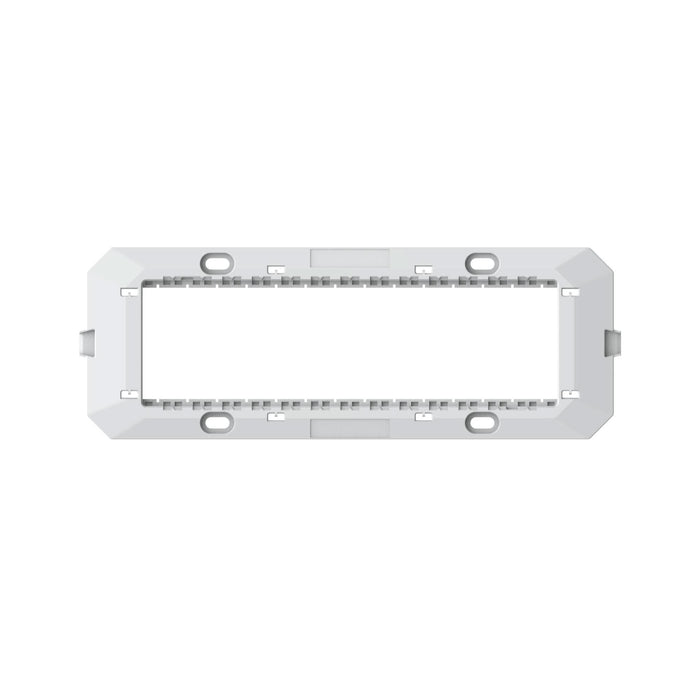 Rama fixare pentru 7 module Himel, pentru aparataj modular, IP20, alba WALTI