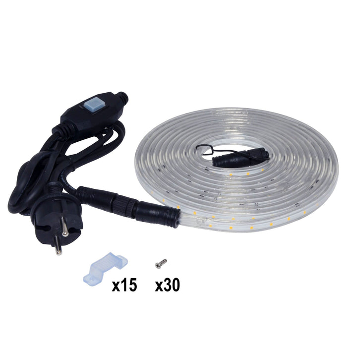 Kit banda LED Flexout, 5m, 1000 lm/m, lumina neutra, IP44 WALTI