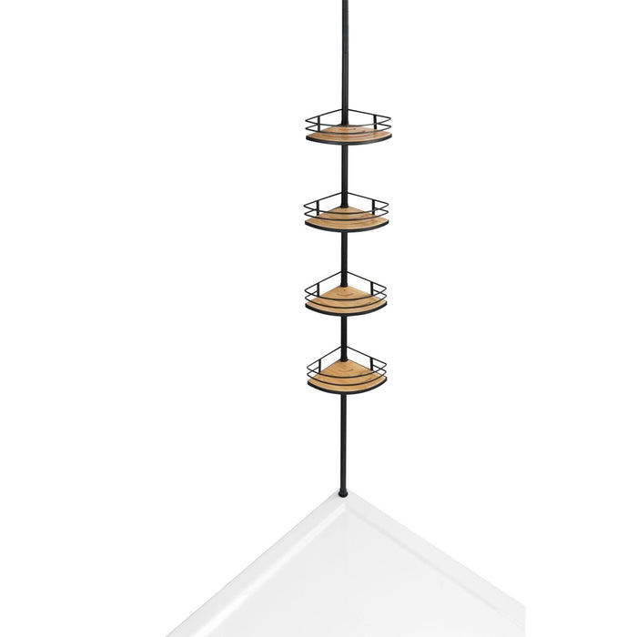 Etajera de dus, Dolcedo, 31 x 23 x 65 - 275 cm, 4 rafturi, bambus WALTI
