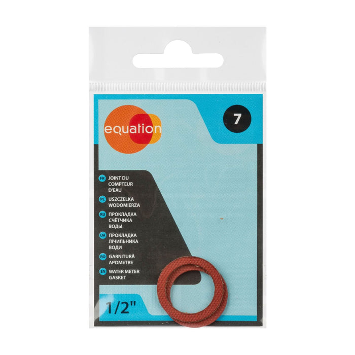 Garnituri etansare Equation, pentru apometre, fibra, 1/2" (set 2 buc) WALTI