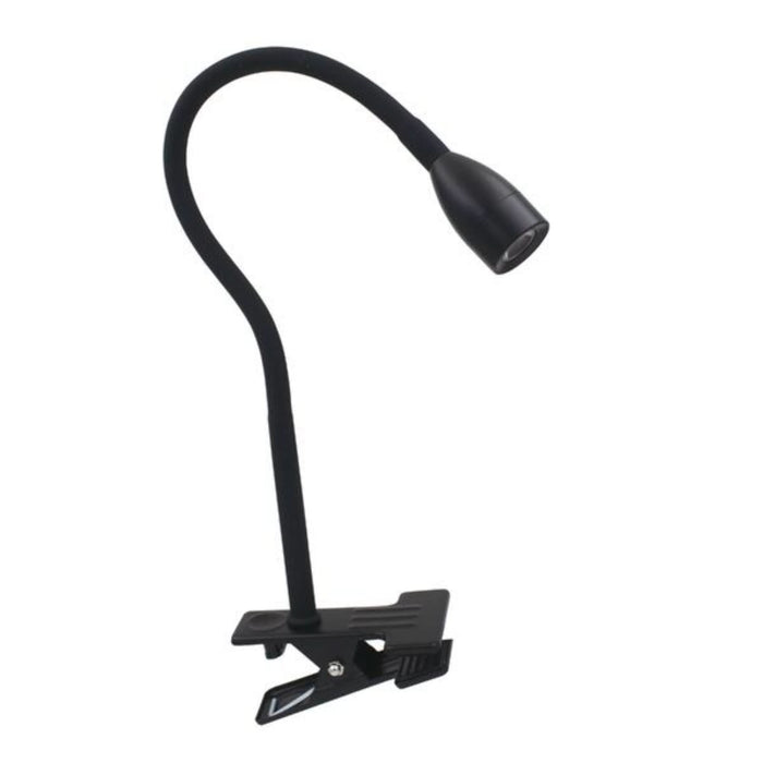 Lampa birou LED Gao, cu clips, 420 lumeni, lumina neutra, negru WALTI