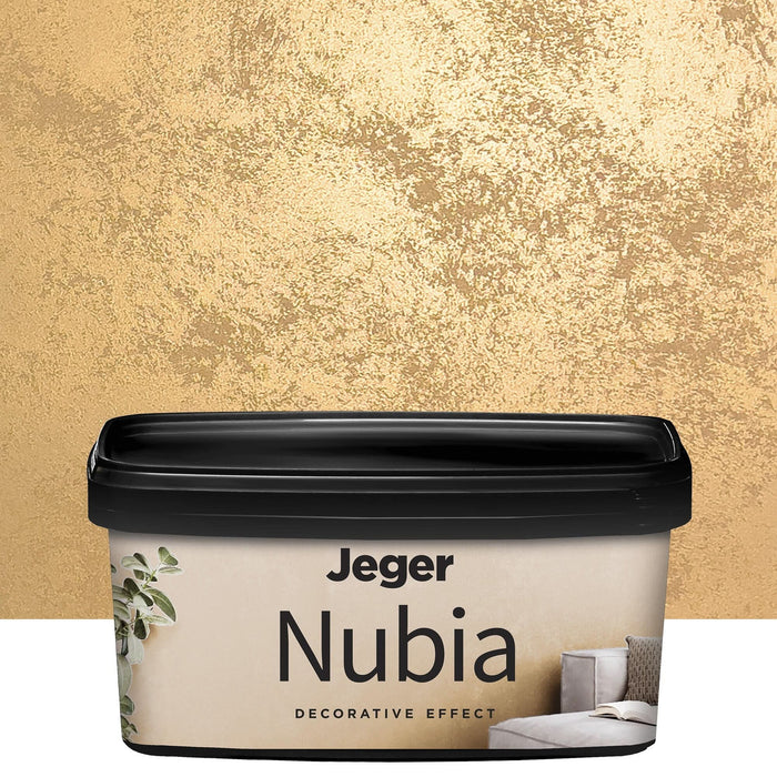 Vopsea decorativa Jeger, efect Nubia Old Gold, 1 L WALTI