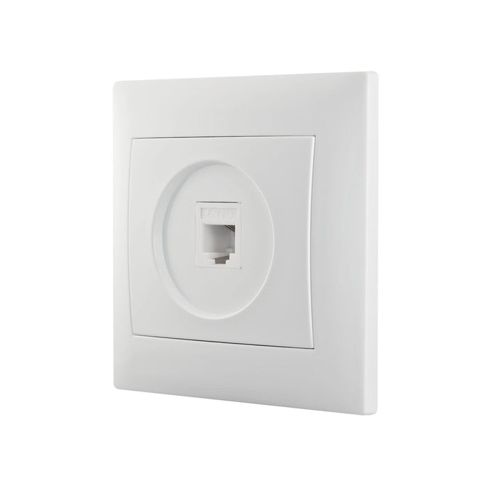 Priza telefon (RJ11) Lexman Lika, clasica, IP20, alba WALTI