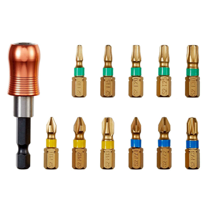Biti Dexter Pro, cu suport biti (set 11 buc) WALTI